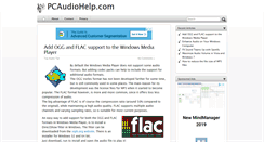 Desktop Screenshot of pcaudiohelp.com